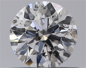 Picture of Natural Diamond 0.47 Carats, Round with Excellent Cut, E Color, SI2 Clarity and Certified by IGI