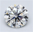 Diamante Natural 2.01 quilates, Redondo , Color H, claridad SI2 y certificado GIA