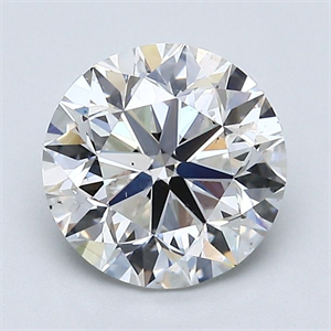 Foto Diamante Natural 2.01 quilates, Redondo , Color H, claridad SI2 y certificado GIA de