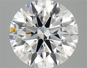 Picture of Lab Grown Diamond 3.10 Carats, Round with Excellent Cut, E Color, VS2 Clarity and Certified by IGI