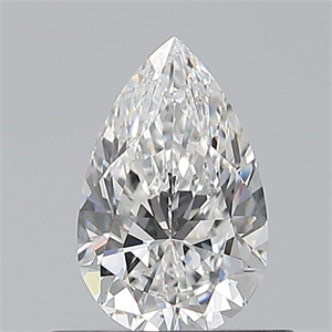 Foto Diamante Natural 0.54 quilates, De pera , Color E, claridad VS1 y certificado GIA de