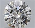Natural Diamond 0.71 Carats, Round with Excellent Cut, G Color, VVS2 Clarity and Certified by GIA