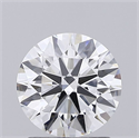 Del inventario de diamantes de laboratorio, 1.54 quilates, Redondo , Color D, claridad VVS2 y certificado IGI