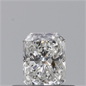 Natural Diamond 0.33 Carats, Radiant with  Cut, F Color, VVS1 Clarity and Certified by GIA