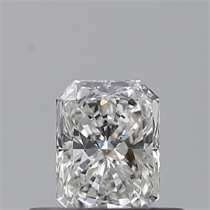 Picture of Natural Diamond 0.33 Carats, Radiant with  Cut, F Color, VVS1 Clarity and Certified by GIA