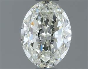 Picture of Natural Diamond 0.70 Carats, Oval with  Cut, H Color, IF Clarity and Certified by IGI