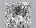 Natural Diamond 0.66 Carats, Princess with  Cut, G Color, VVS2 Clarity and Certified by GIA