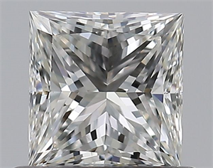 Picture of Natural Diamond 0.66 Carats, Princess with  Cut, G Color, VVS2 Clarity and Certified by GIA