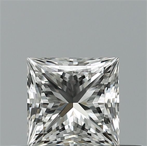 Picture of Natural Diamond 0.40 Carats, Princess with  Cut, G Color, IF Clarity and Certified by GIA