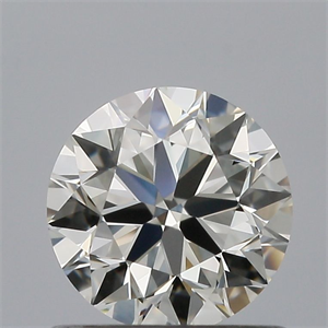Picture of Natural Diamond 0.70 Carats, Round with Very Good Cut, I Color, VVS1 Clarity and Certified by IGI