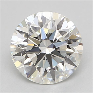 Foto Diamante Natural 0.51 quilates, Redondo , Color H, claridad IF y certificado GIA de