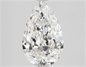 Natural Diamond 1.81 Carats, Pear with  Cut, D Color, SI1 Clarity and Certified by GIA