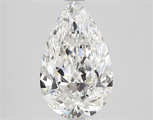Picture of Natural Diamond 1.81 Carats, Pear with  Cut, D Color, SI1 Clarity and Certified by GIA