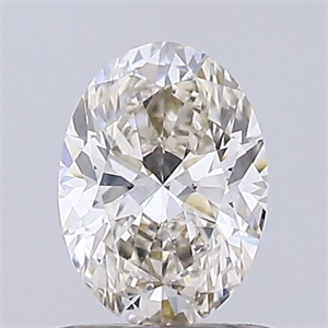 Foto Diamante Natural 0.74 quilates, Ovalado , Color I, claridad VVS2 y certificado IGI de