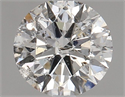 Natural Diamond 0.87 Carats, Round with Excellent Cut, H Color, I1 Clarity and Certified by GIA