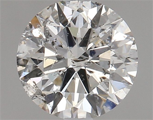 Picture of Natural Diamond 0.87 Carats, Round with Excellent Cut, H Color, I1 Clarity and Certified by GIA