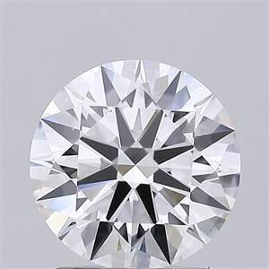 Picture of Lab Grown Diamond 1.52 Carats, Round with Ideal Cut, D Color, VS1 Clarity and Certified by IGI