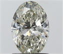 Diamante Natural 1.01 quilates, Ovalado , Color J, claridad VVS2 y certificado IGI