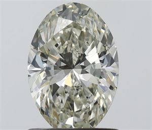 Foto Diamante Natural 1.01 quilates, Ovalado , Color J, claridad VVS2 y certificado IGI de