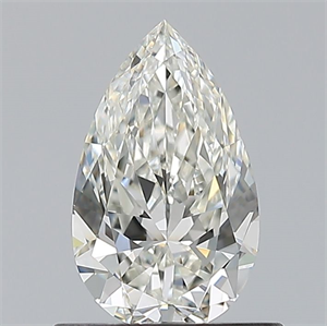 Picture of Natural Diamond 0.70 Carats, Pear with  Cut, I Color, VVS1 Clarity and Certified by GIA