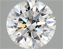 Lab Grown Diamond 2.54 Carats, Round with Excellent Cut, D Color, VVS2 Clarity and Certified by IGI