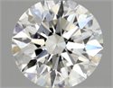 Diamante Natural 0.48 quilates, Redondo , Color H, claridad VVS1 y certificado GIA