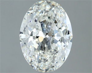 Picture of Natural Diamond 1.41 Carats, Oval with  Cut, H Color, VVS1 Clarity and Certified by GIA