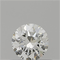 Natural Diamond 0.42 Carats, Round with Very Good Cut, I Color, VVS1 Clarity and Certified by GIA