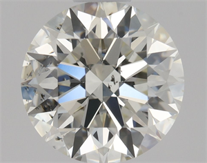 Picture of Natural Diamond 0.80 Carats, Round with Excellent Cut, K Color, SI1 Clarity and Certified by GIA