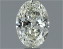 Natural Diamond 0.80 Carats, Oval with  Cut, K Color, VVS1 Clarity and Certified by IGI