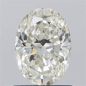 Picture of Natural Diamond 1.00 Carats, Oval with  Cut, I Color, SI2 Clarity and Certified by GIA