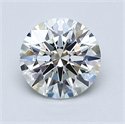 Natural Diamond 1.07 Carats, Round with Excellent Cut, I Color, VVS1 Clarity and Certified by GIA