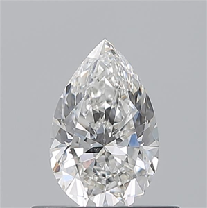 Picture of Natural Diamond 0.50 Carats, Pear with  Cut, G Color, VS2 Clarity and Certified by GIA