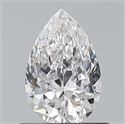 Natural Diamond 0.70 Carats, Pear with  Cut, E Color, VS1 Clarity and Certified by GIA