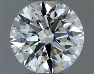 Foto Diamante Natural 0.52 quilates, Redondo , Color F, claridad VVS2 y certificado IGI de