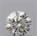 Diamante Natural 0.51 quilates, Redondo , Color J, claridad IF y certificado GIA