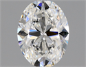 Diamante Natural 0.51 quilates, Ovalado , Color F, claridad VS2 y certificado GIA