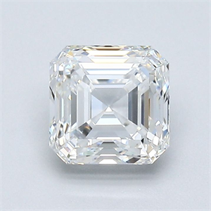 Picture of Natural Diamond 1.21 Carats, Asscher with  Cut, F Color, VS1 Clarity and Certified by GIA