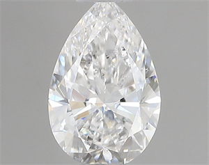 Picture of Natural Diamond 0.51 Carats, Pear with  Cut, E Color, SI2 Clarity and Certified by GIA
