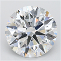 Del inventario de diamantes de laboratorio, 4.14 quilates, Redondo , Color D, claridad IF y certificado IGI