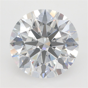 Picture of Lab Grown Diamond 4.09 Carats, Round with Excellent Cut, D Color, VVS1 Clarity and Certified by GIA
