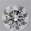 Del inventario de diamantes de laboratorio, 3.99 quilates, Redondo , Color D, claridad VS1 y certificado IGI