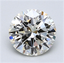 Natural Diamond 3.02 Carats, Round with Very Good Cut, K Color, VS2 Clarity and Certified by GIA