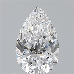 Picture of Natural Diamond 0.70 Carats, Pear with  Cut, D Color, VVS2 Clarity and Certified by GIA