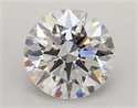 Lab Grown Diamond 3.03 Carats, Round with Ideal Cut, E Color, VVS2 Clarity and Certified by IGI