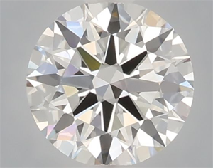 Picture of Lab Grown Diamond 1.07 Carats, Round with Ideal Cut, E Color, VVS2 Clarity and Certified by IGI