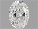 Natural Diamond 0.50 Carats, Oval with  Cut, F Color, VS2 Clarity and Certified by GIA