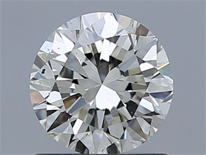 Picture of Natural Diamond 1.00 Carats, Round with Very Good Cut, K Color, SI1 Clarity and Certified by GIA