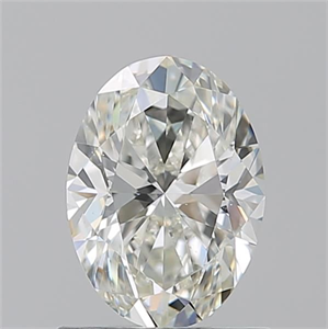 Picture of Natural Diamond 1.01 Carats, Oval with  Cut, I Color, VS2 Clarity and Certified by GIA