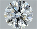 Natural Diamond 2.03 Carats, Round with Excellent Cut, I Color, VVS2 Clarity and Certified by GIA